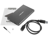 NATEC Kieszeń zewnętrzna HDD/SSD Sata Rhino Go 2,5'' USB 3.0 NKZ-0941 - 682345 - zdjęcie 5